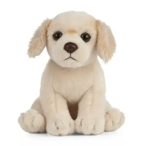 Achat Cocker Spaniel, assis (avec laisse) - marron-blanc - 23 cm (hauteur) - Mots clés : chien, animal de compagnie, peluche, peluche, peluche, peluche en gros